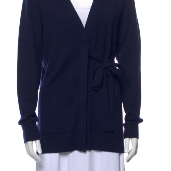 Chloé Cashwool Plunge Neckline Cardigan Size: M - Picture 6 of 6